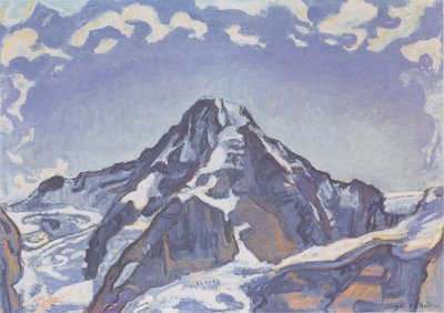 Le Moine avec des nuages - Ferdinand Hodler